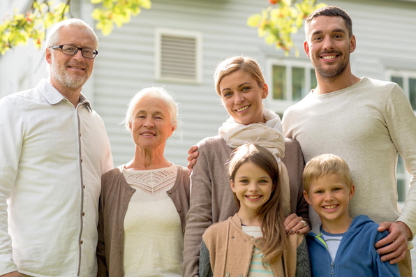 Familie Musterkunde Hochauflösendes Foto - Demo, 1000 Pixel hoch